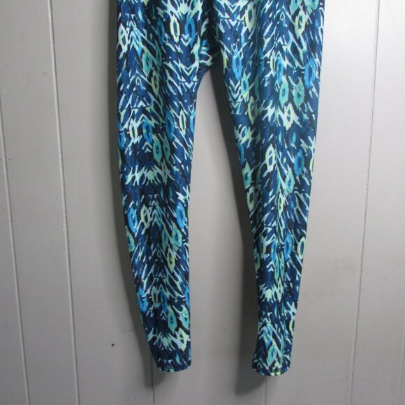 Everlast Leggings M Green Blue Athletic Workout - Picture 5 of 13